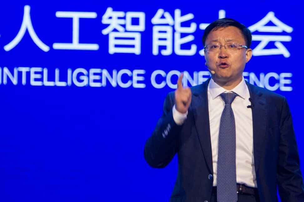 Liu Qingfeng, chairman and president of iFlyTek, expects a fast rate of artificial intelligence adoption across most industries in China. Photo: VCG via Getty Images