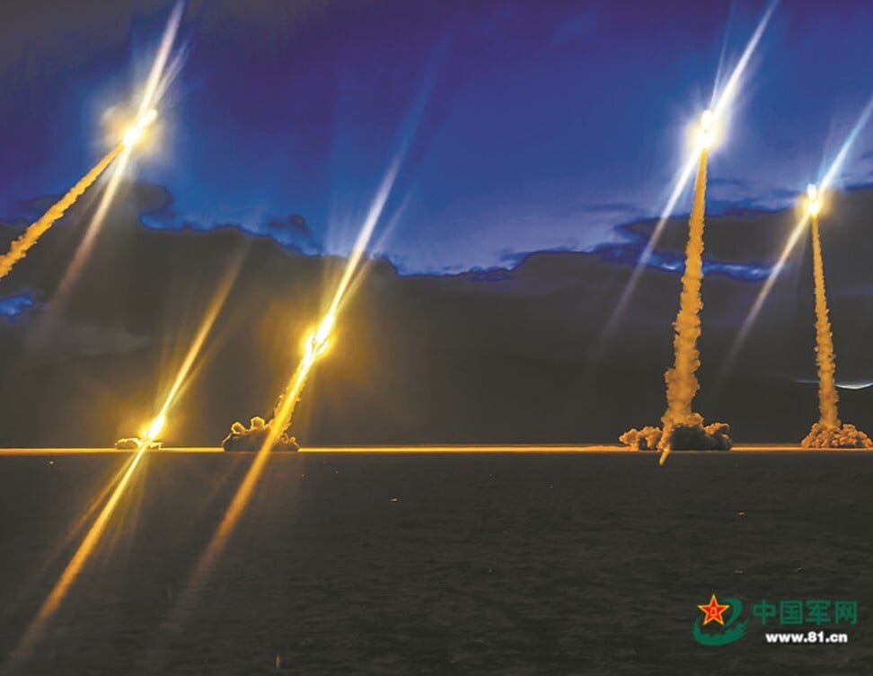 China’s People Liberation Army conducts drills. Photo: Handout