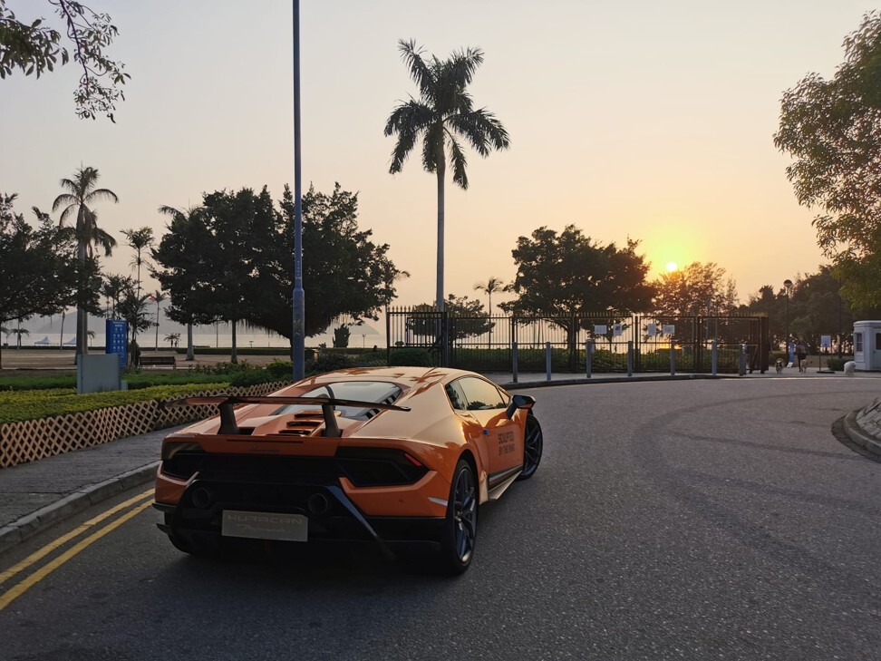 From its satin orange finish to the engine’s roar, the Lamborghini Performante demands attention. Photo: Yannick Duppich