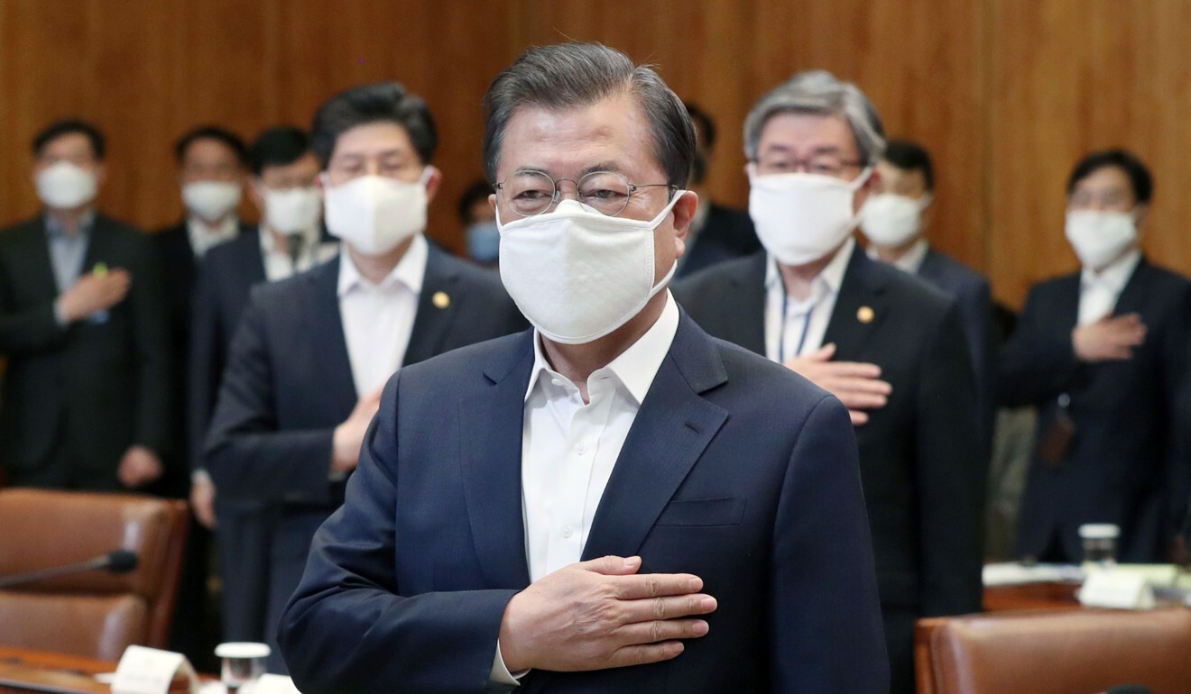 As South Koreans head for polls, Moon gains currency with coronavirus ...