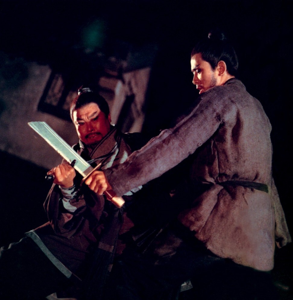 Wang (right) in a still from One-Armed Swordsman.