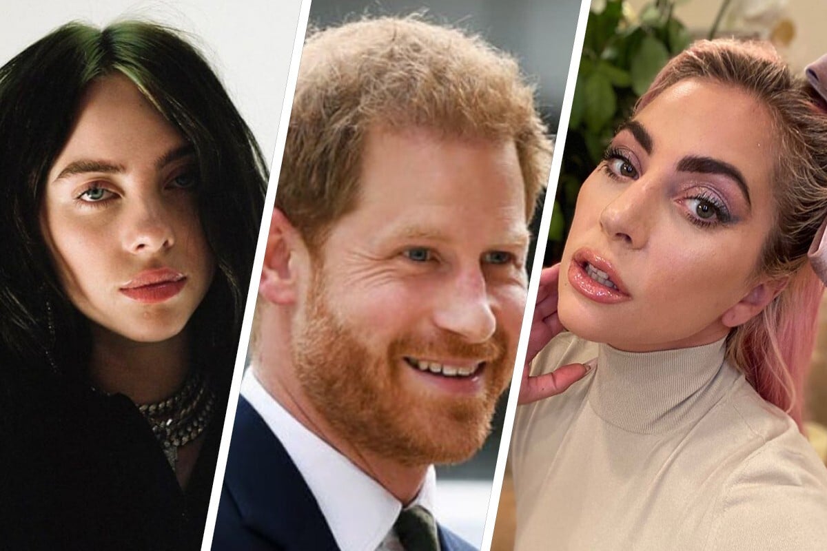 Billie Eilish, Prince Harry and Lady Gaga are just a few famous people to have talked openly about their mental health issues. Photos: Instagram