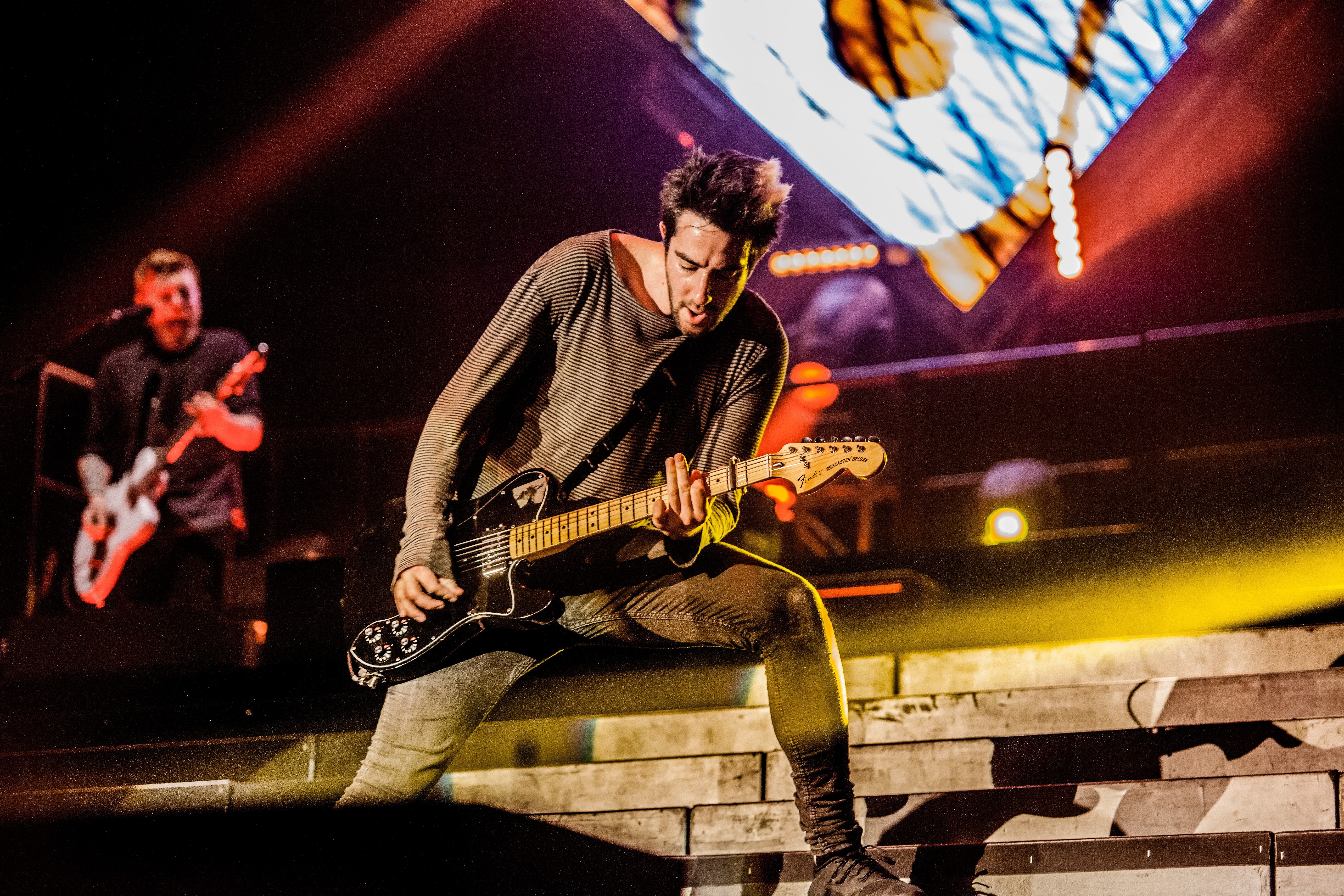 All Time Low perform at the 3 Arena in Dublin, Ireland.