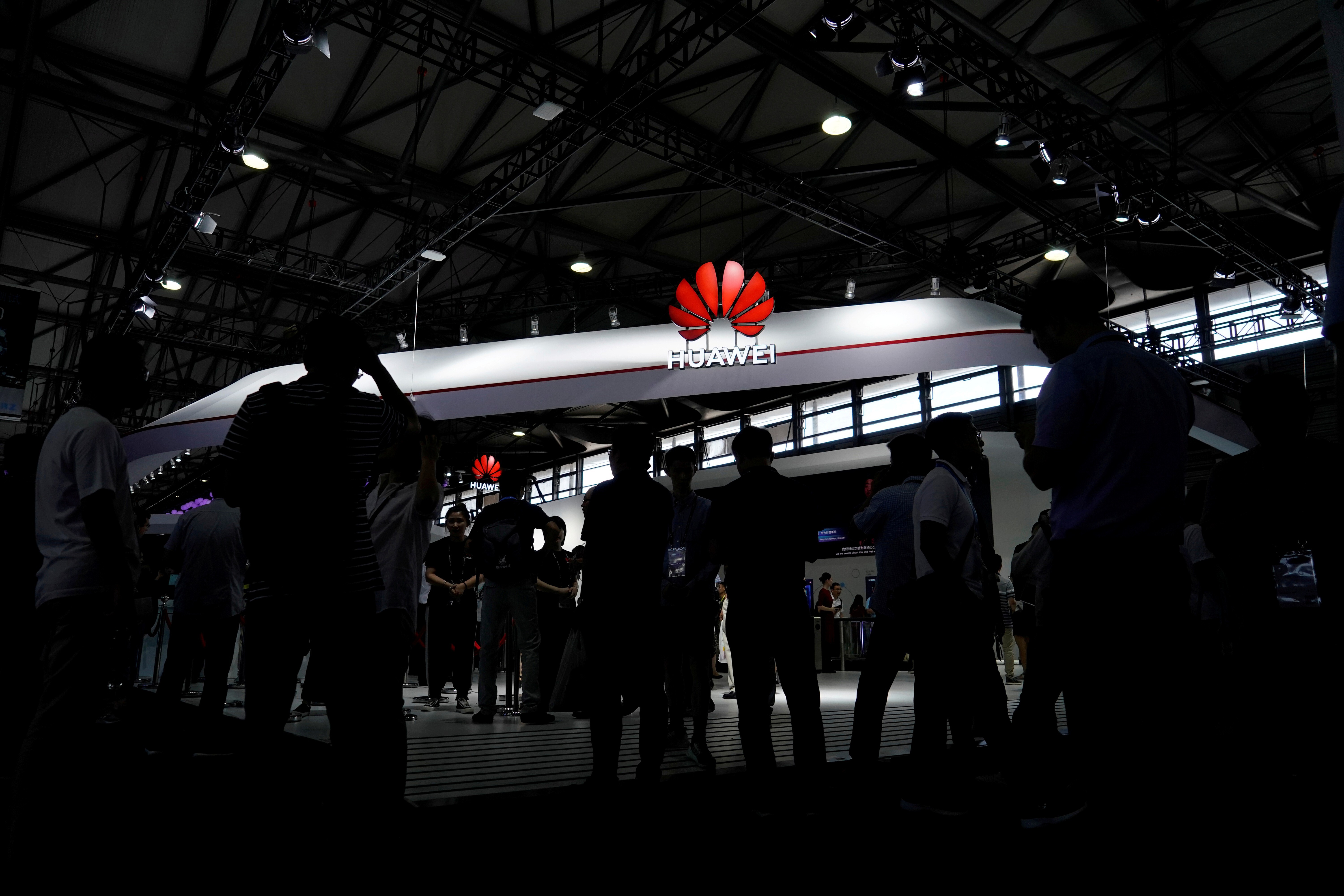 A Huawei logo is pictured at Mobile World Congress (MWC) in Shanghai, China June 28, 2019. File photo: Reuters