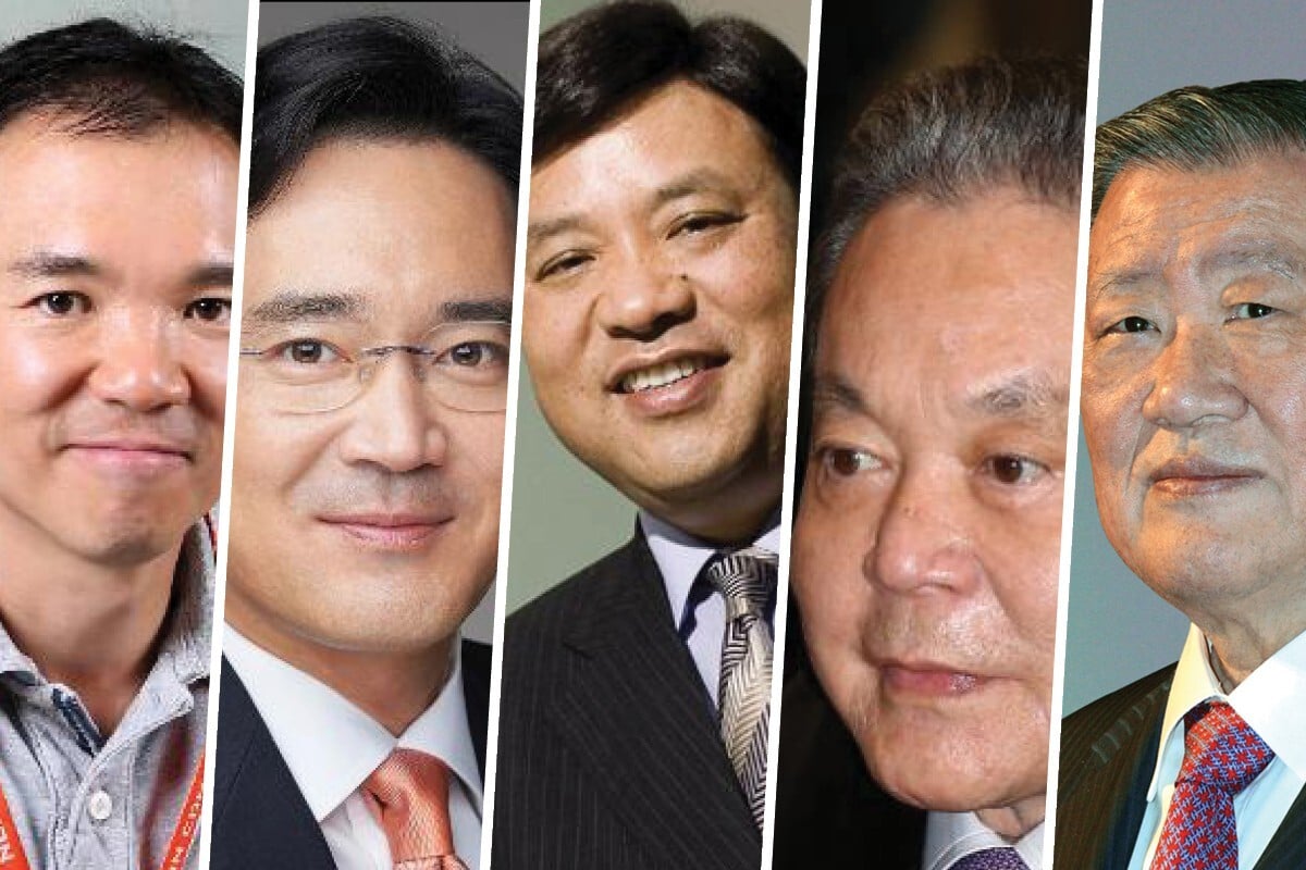 Who are the top 3 richest people in Korea?