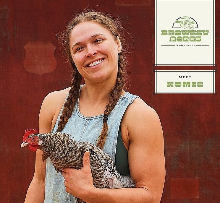 Is ‘Rowdy’ Rousey’s sudden farm gal persona just an act before a sudden comeback to the ring? Photo: @rondarousey/Instagram