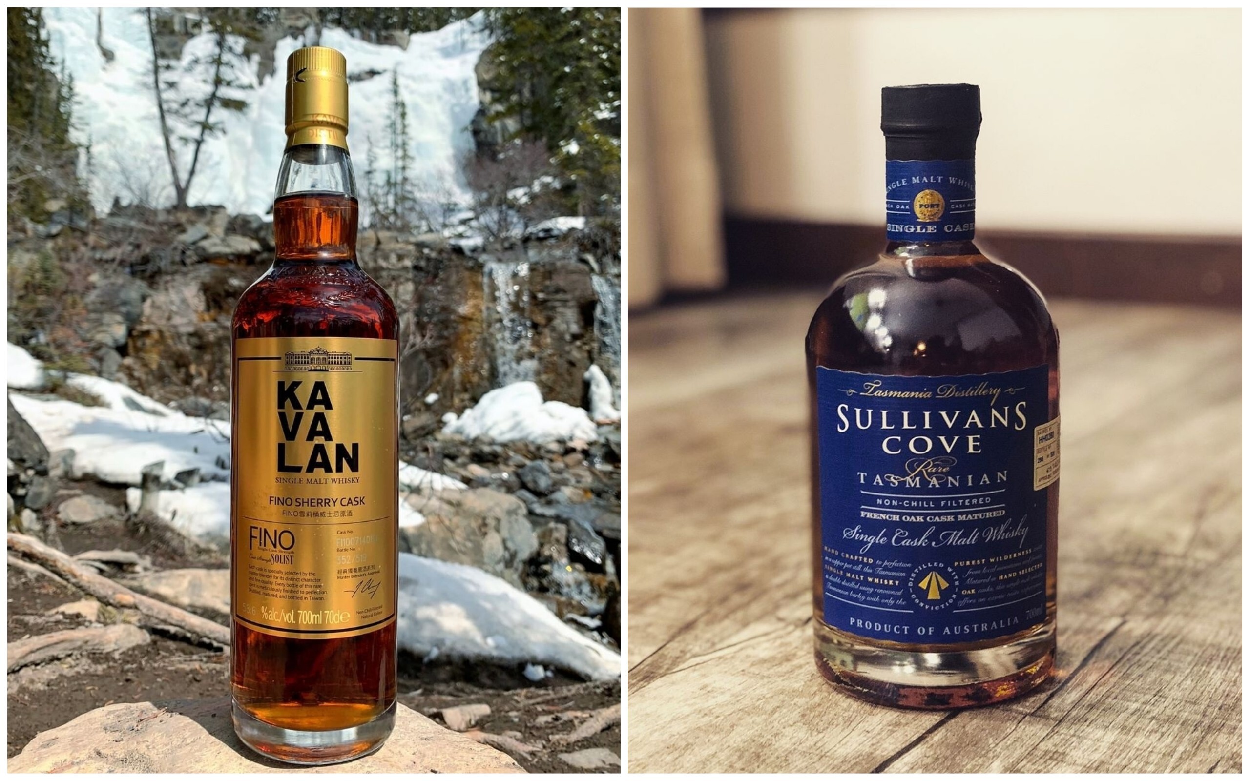 Spanning from Taiwan to Tasmania, which single cask whisky is better – Kavalan or Sullivans Cove? Photo: Instagram