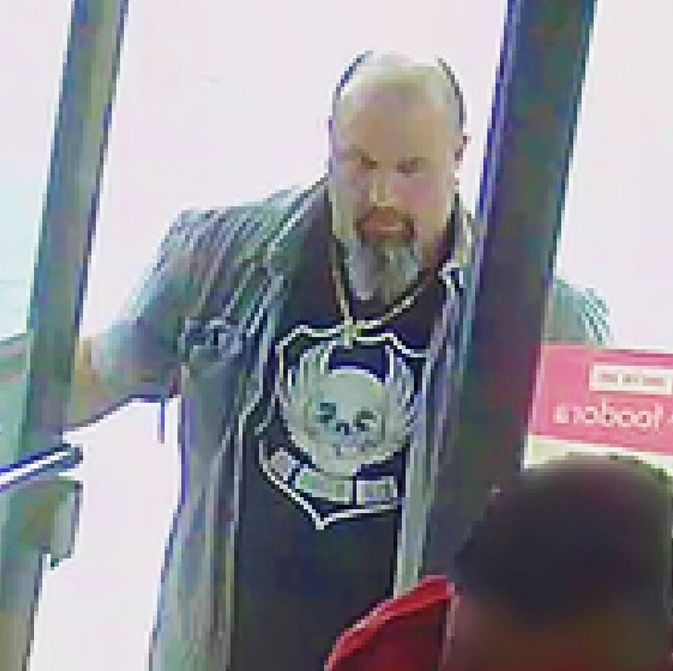 The suspect in a racist attack on an elderly Asian man in a Vancouver convenience store on March 13. Photo: Vancouver Police Department