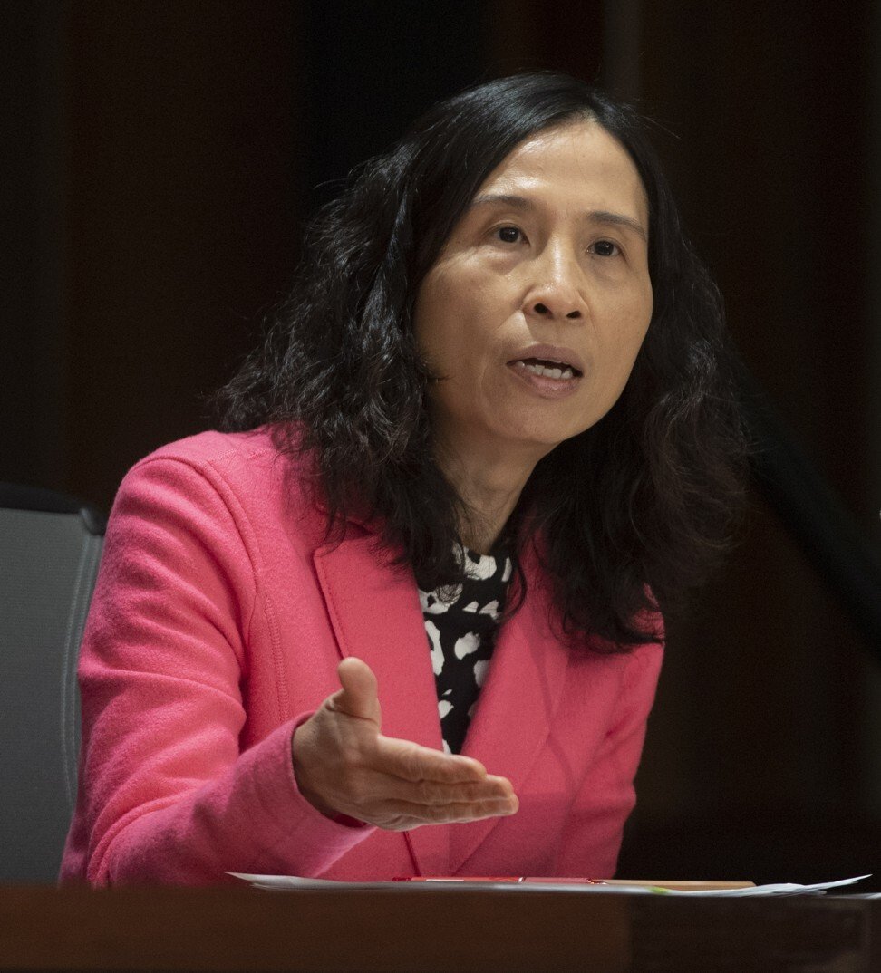 Canada’s Chief Public Health Officer Dr Theresa Tam responds to a question during a news conference in Ottawa on April 2. Photo: AP