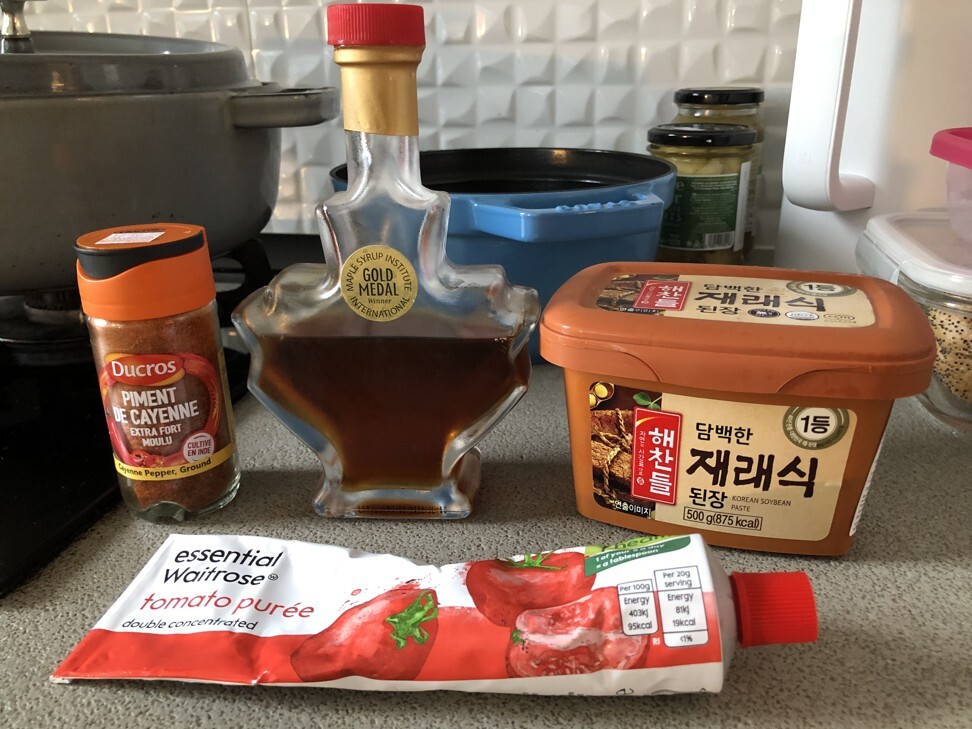 Wong could not find Korean chilli paste, so she made her own. Photo: courtesy of Sherry Wong