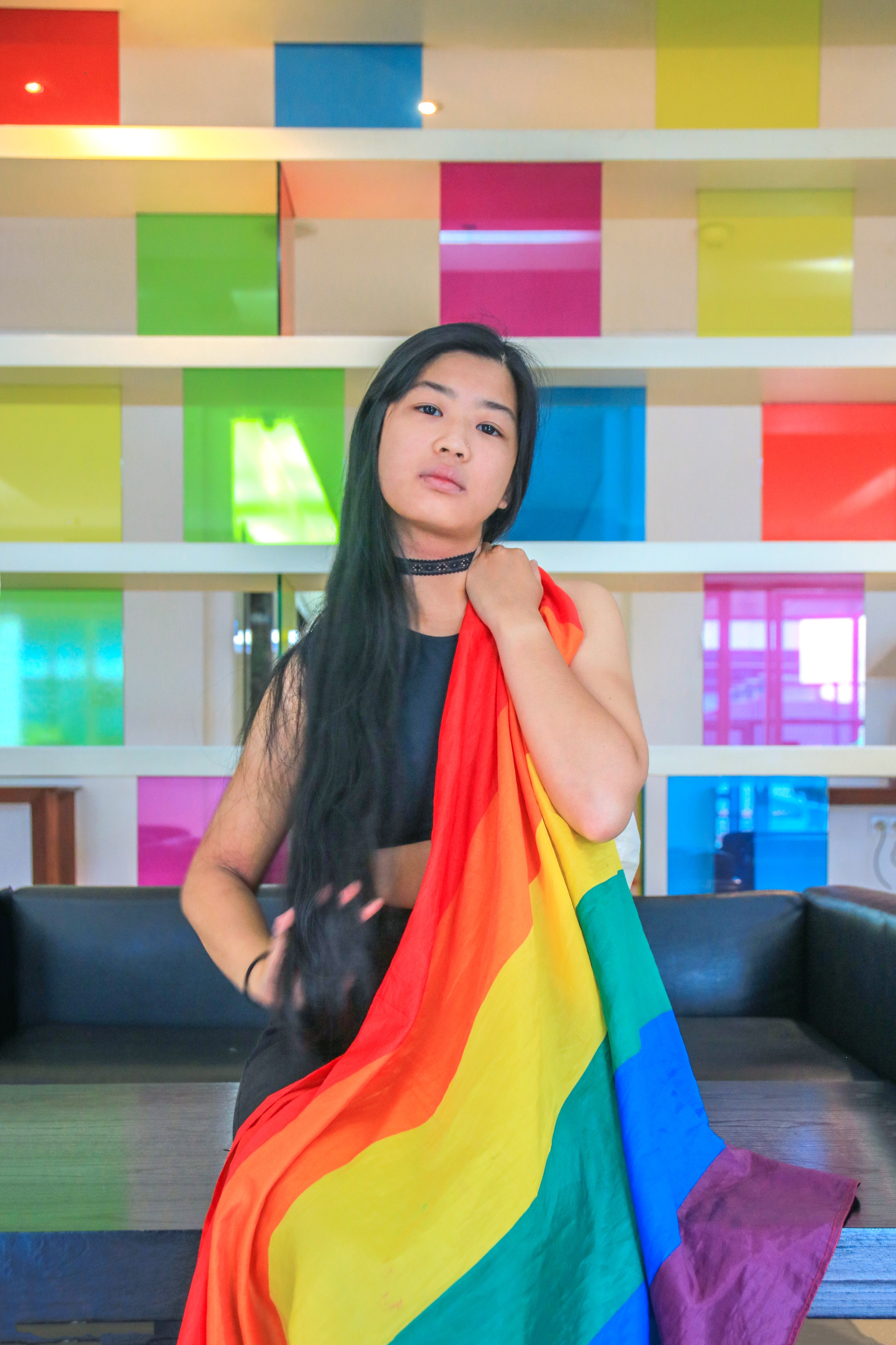 Kai Mata, Indonesian singer and LGBT activist.