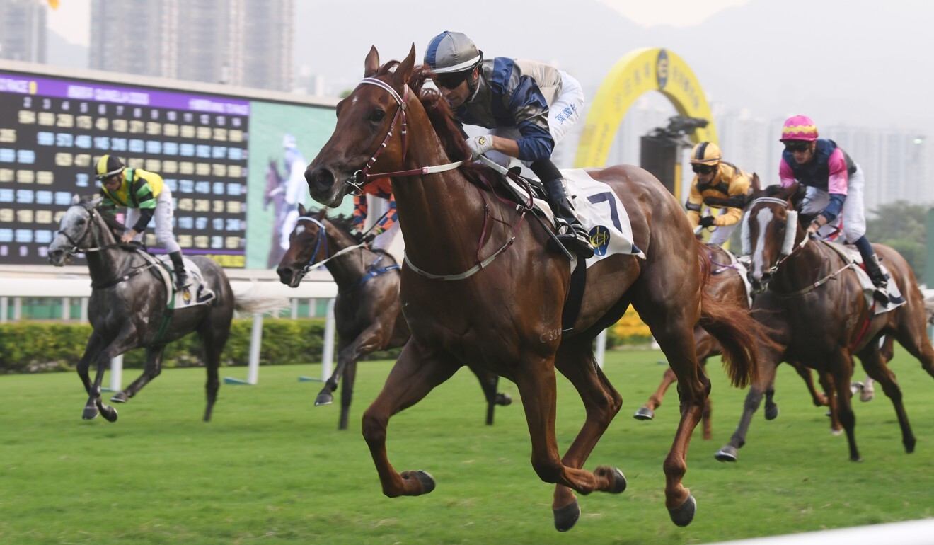 Aethero wins under Joao Moreira at Sha Tin.