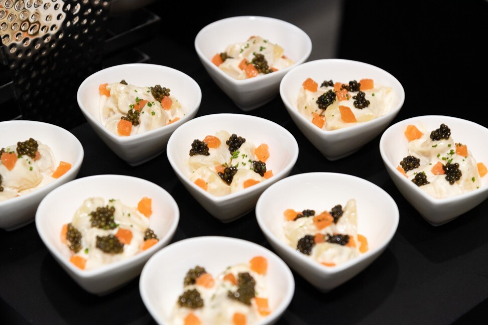 Scallops with caviar by Choi. Photo: Ray Choi