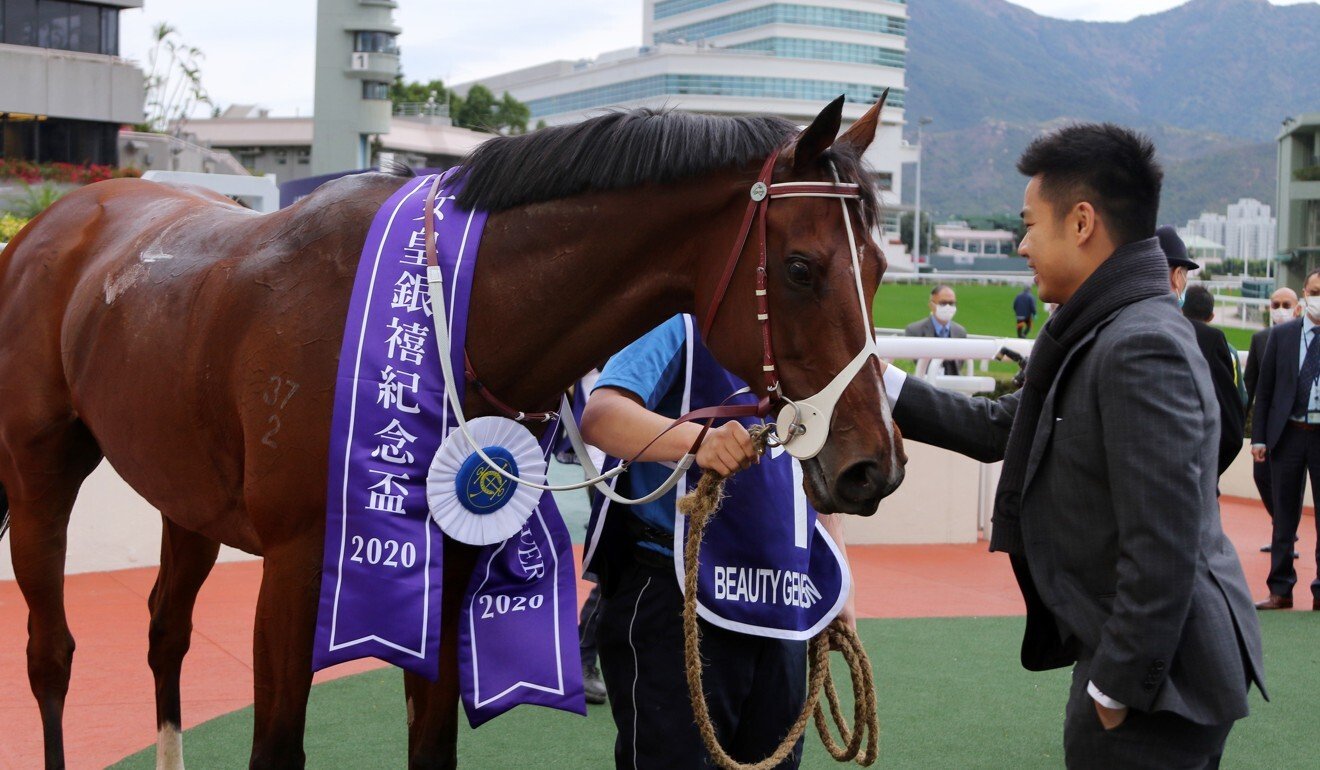 Owner Patrick Kwok with Beauty Generation at Sha Tin.