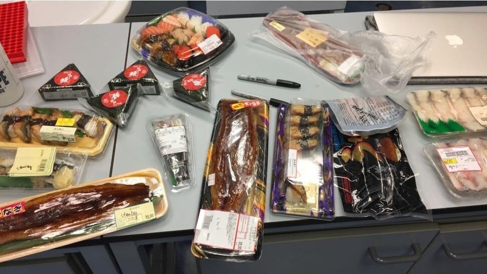European eel was found in almost 50 per cent of products surveyed on supermarket and convenience store shelves in Hong Kong. Photo: HKU