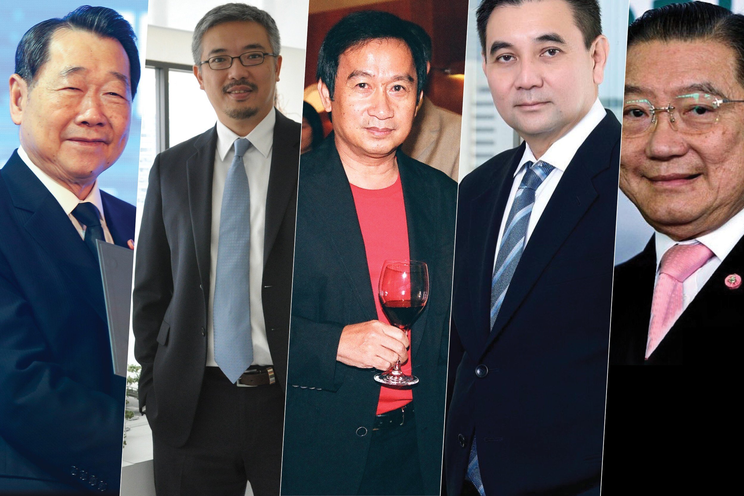 Five of the wealthiest billionaires in Thailand – how many can you name? Photo: SCMP collage.