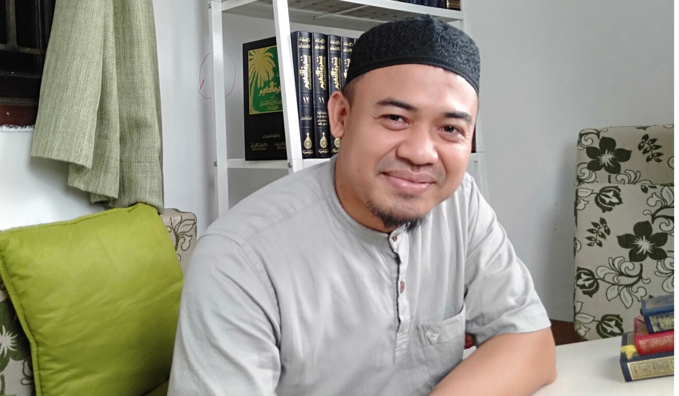 Faishol Abdul Aziz, 36, the Imam of Mosque Al-Munawwarah, Witana Harja, Pamulang, South Tangerang city, Indonesia. Photo: Muhammad Rusmadi