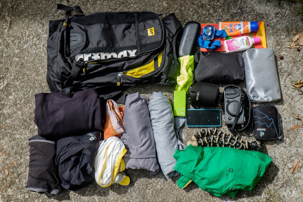 A small backpack can be enough for basic gear carrying in good weather, and it can be strapped to a rear rack to keep your back from overheating. Photo: Steve Thomas