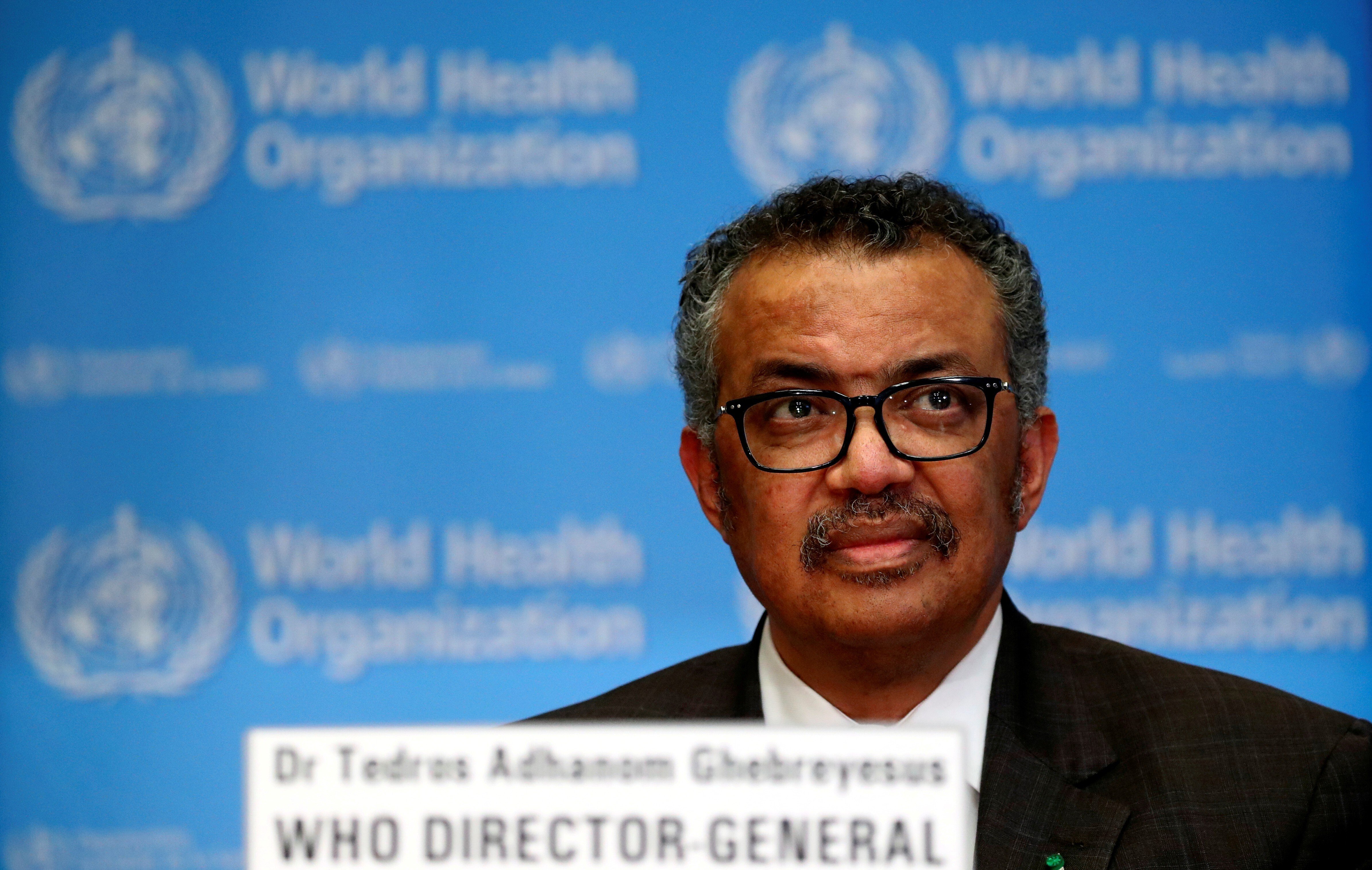 World Health Organisation chief Tedros Adhanom Ghebreyesus. Photo: Reuters