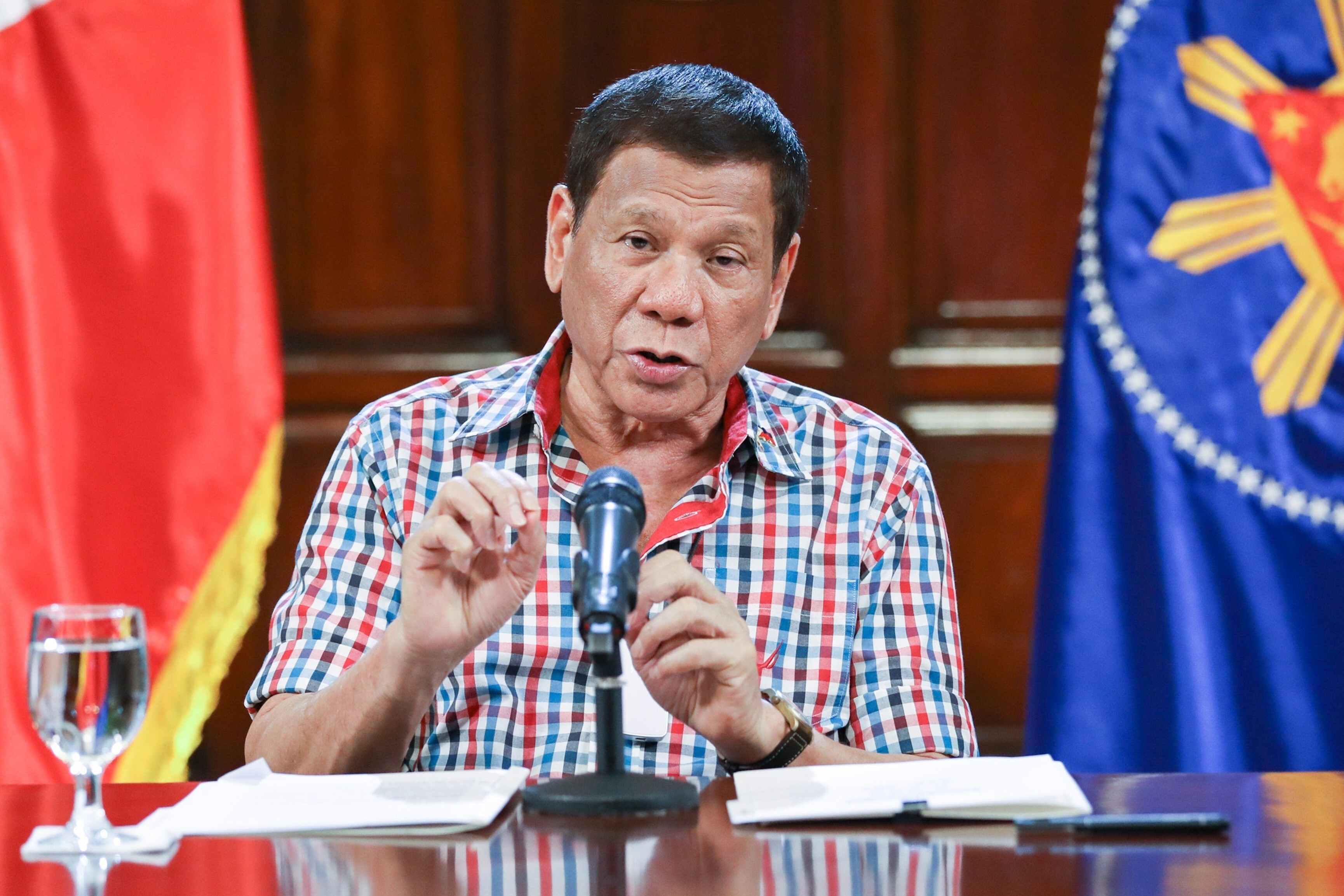 Philippine President Rodrigo Duterte only launched a lockdown after initially denying the pandemic was at risk of escalating. Photo: Malacanang Presidential Photographers Division via AP