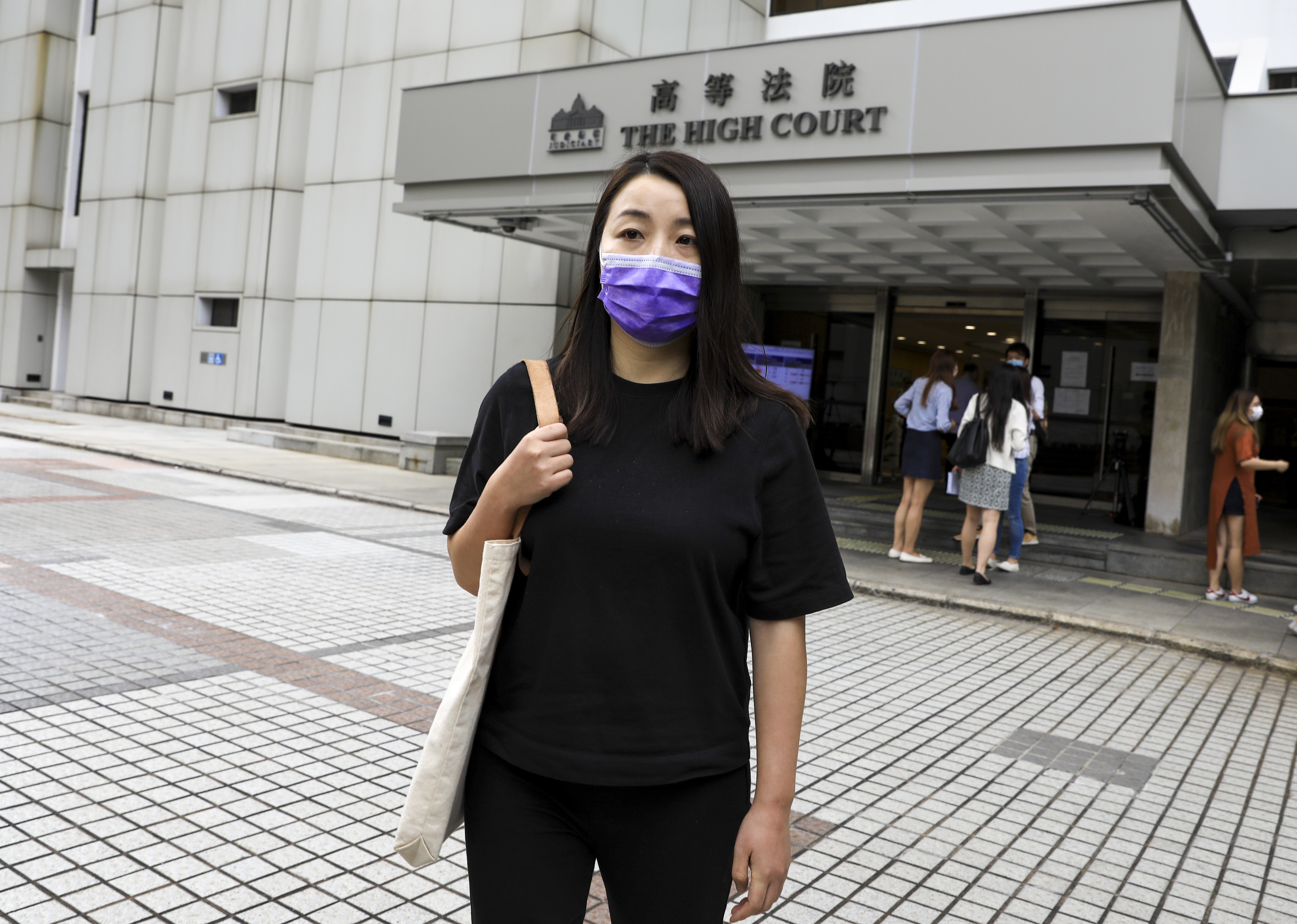 Lau Siu-lai at High Court in Admiralty on Thursday. Photo: May Tse
