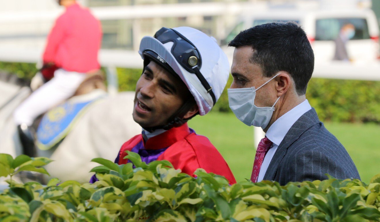 Douglas Whyte with jockey Joao Moreira.