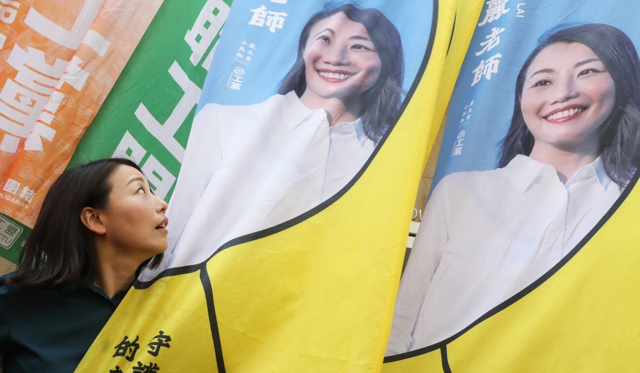 Former lawmaker Lau Siu-lai was disqualified over improper oath-taking during a swearing-in ceremony. Photo: K.Y. Cheng