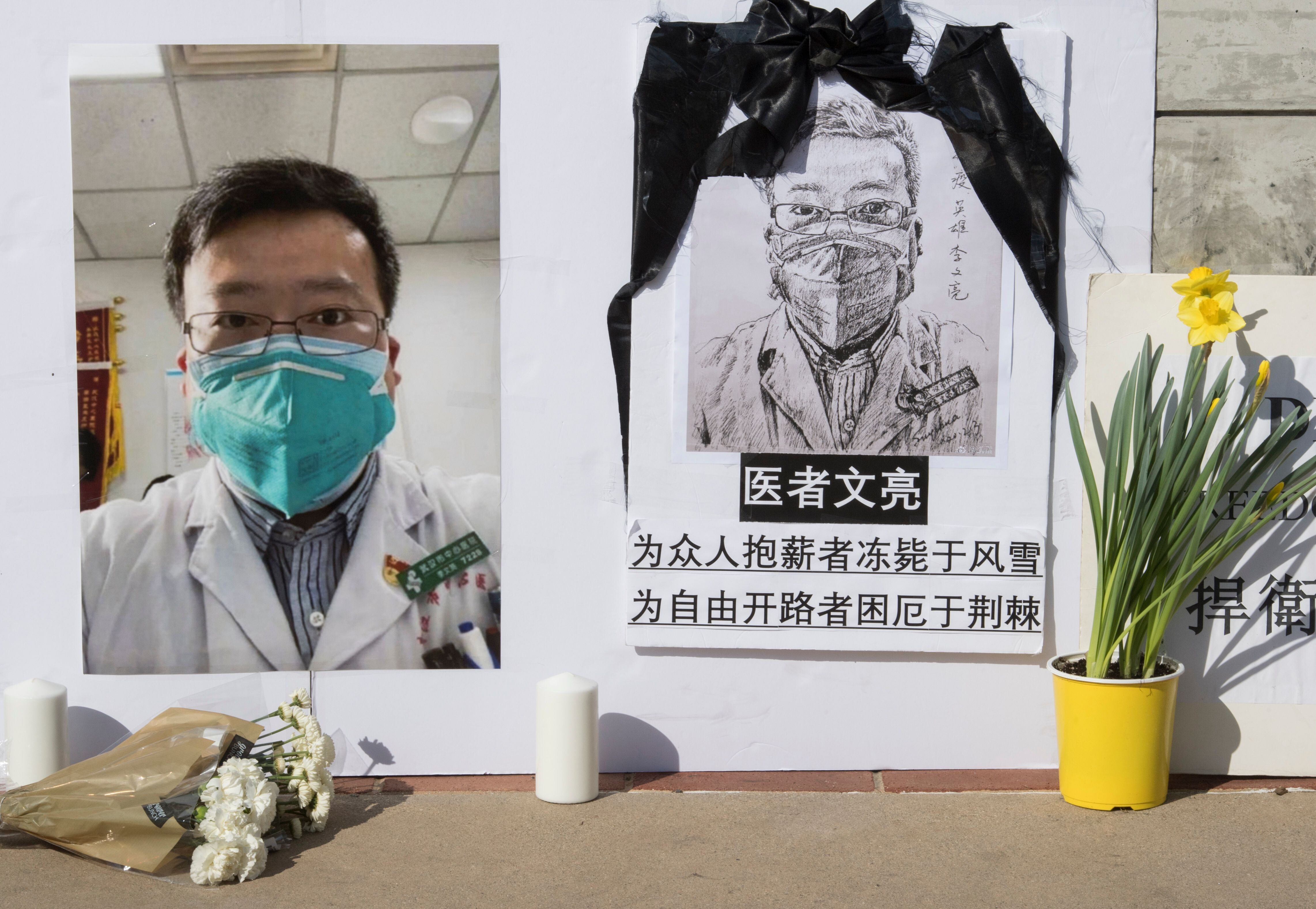 US lawmakers proposed renaming the street in front of China’s embassy after the late Wuhan doctor Li Wenliang. Photo: AFP