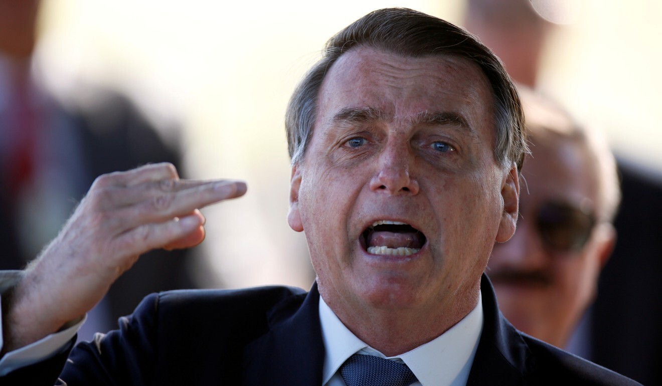 Jair Bolsonaro, far-right climate change sceptic and Brazil's president. Photo: Reuters