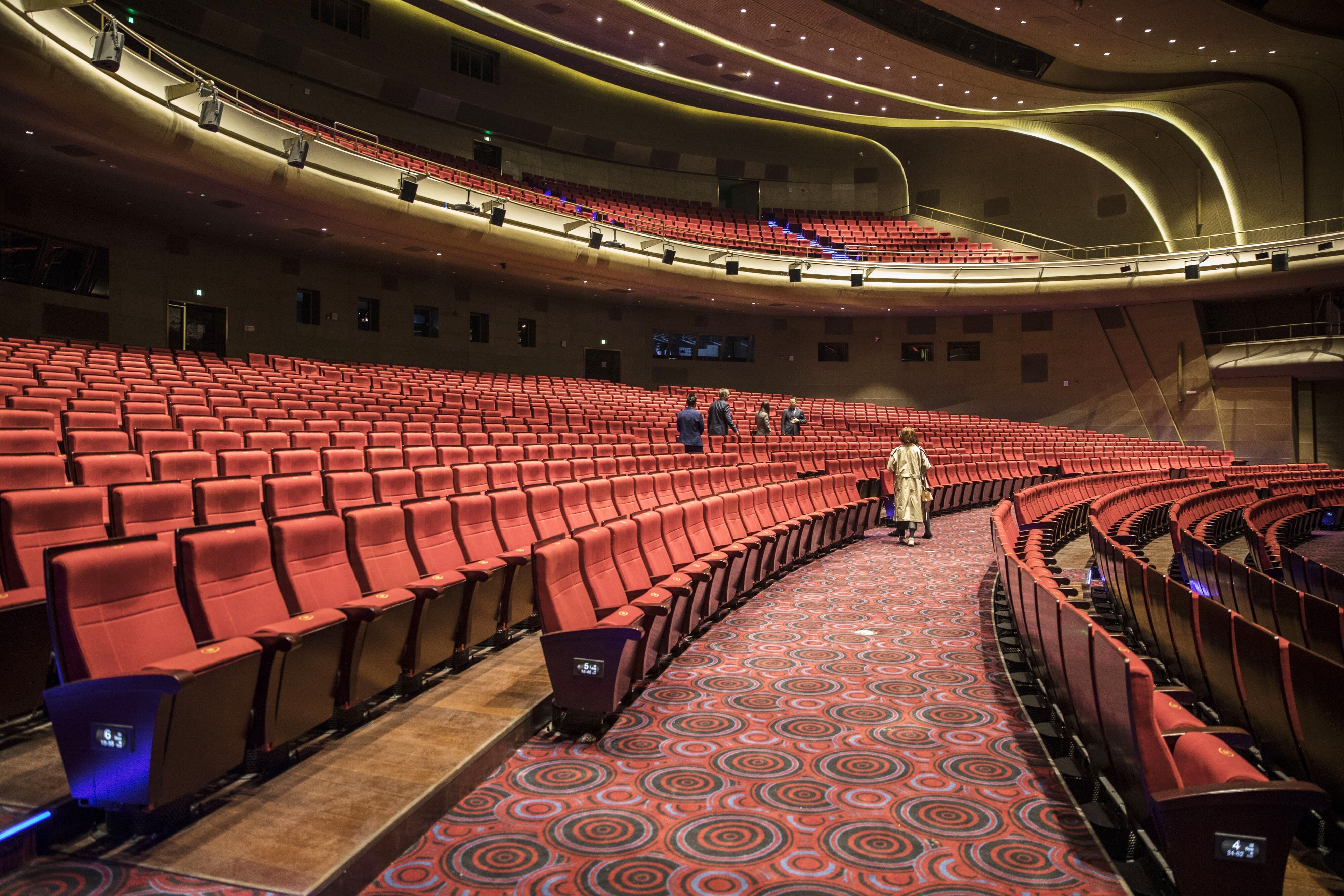 The Grand Theatre at Dalian Wanda Group’s Oriental Movie Metropolis film production hub in Qingdao, China. Wanda is pushing ahead with an expansion plan as the coronavirus comes under control. Photo: Bloomberg