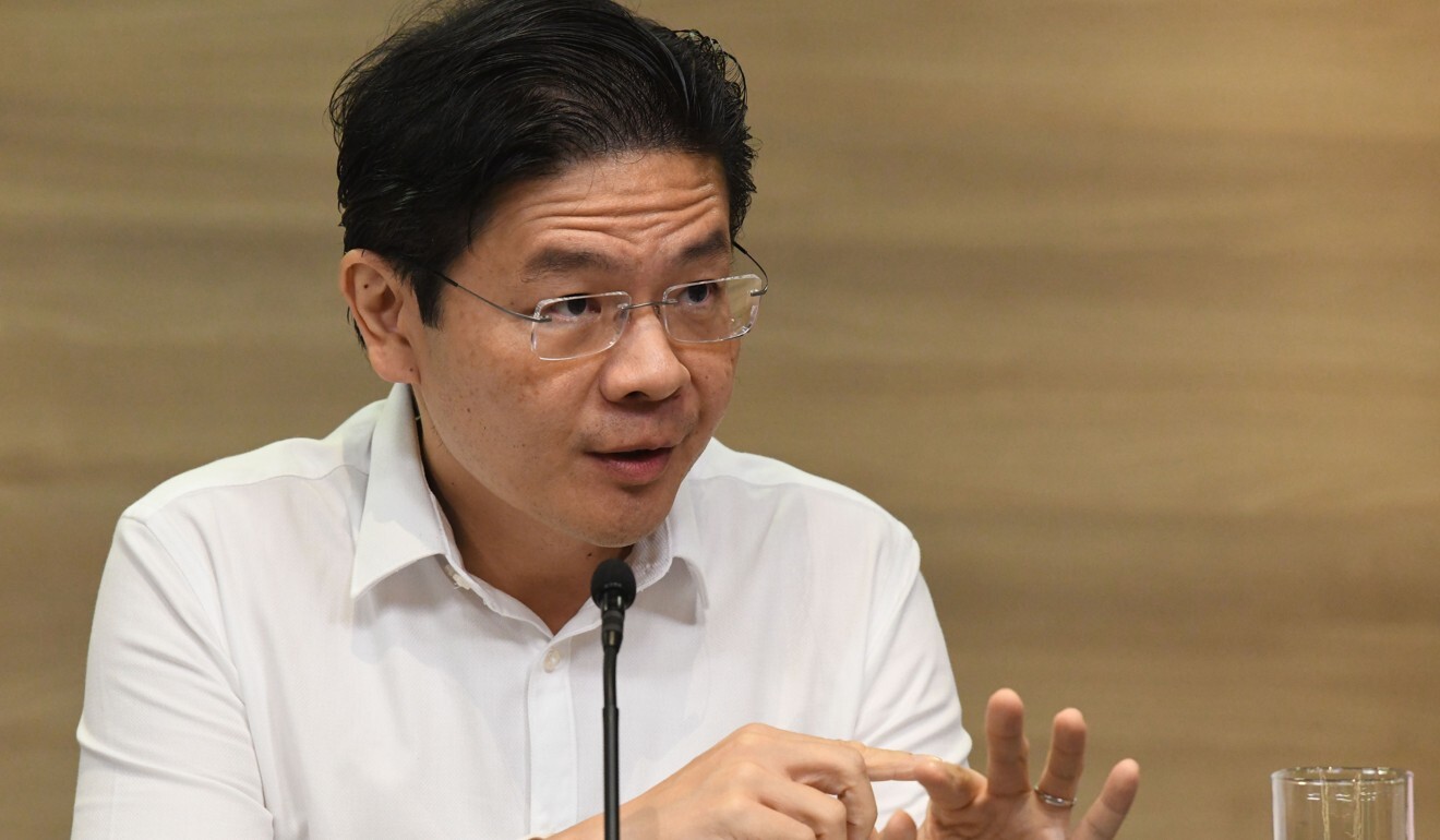 Singapore’s National Development Minister Lawrence Wong. Photo: AFP