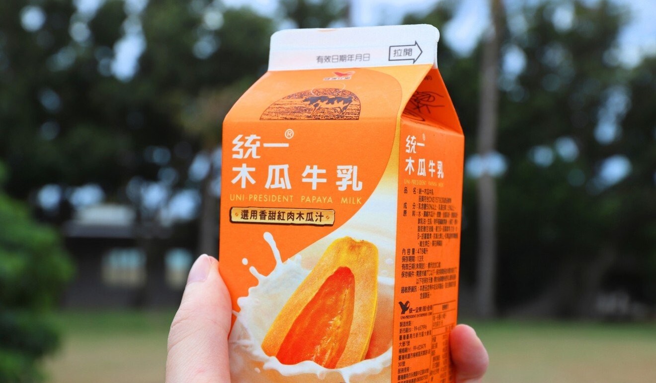 Boxed papaya milk is processed under high temperature to get rid of the papain enzymes. Some factories also use papaya powder. Photo: Shutterstock