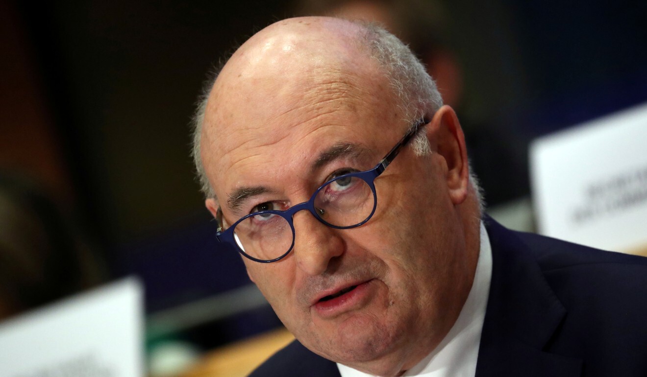 EU Trade Commissioner Phil Hogan says talks on an investment deal with China are progressing well. Photo: Reuters