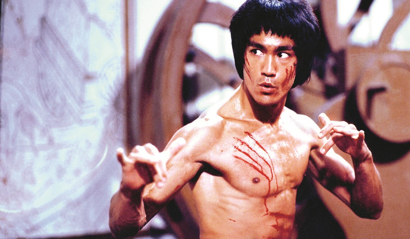 Bruce Lee in Enter The Dragon.