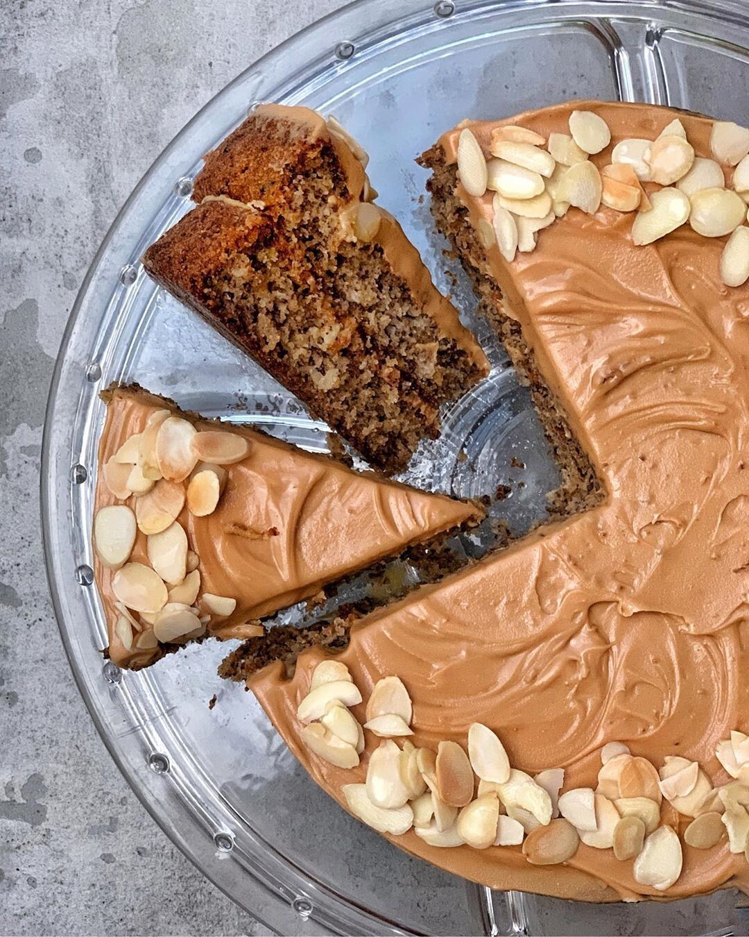 Fittie Sense’s Vegan Hummingbird, a plant-based cake baked with soy flour, polenta and olive oil, with pineapple and bananas for a tantalising tangy flavour. Photo: @my_fittiesense/Instagram