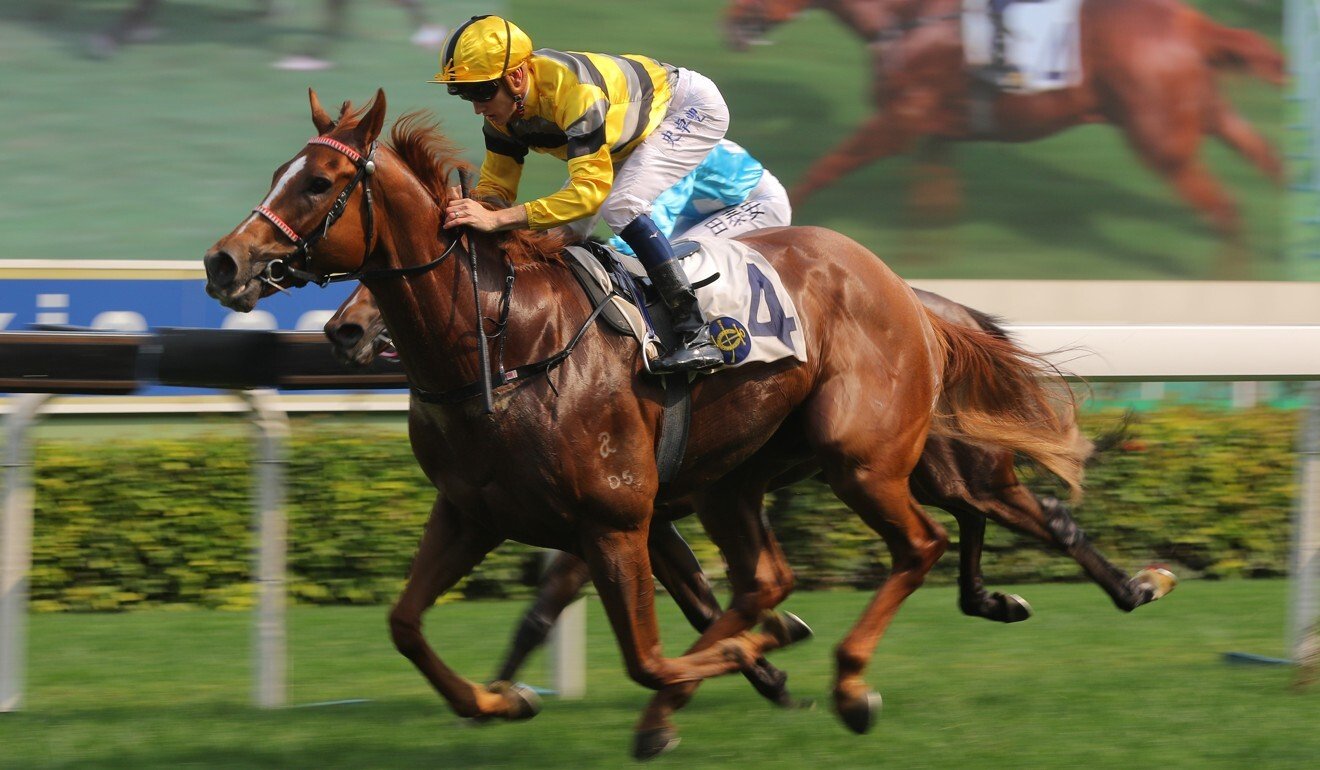 Team Power salutes at Sha Tin last month.