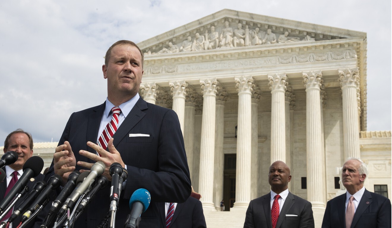 Missouri attorney general Eric Schmitt is one of a number of US politicians singled out by Global Times. Photo: AP