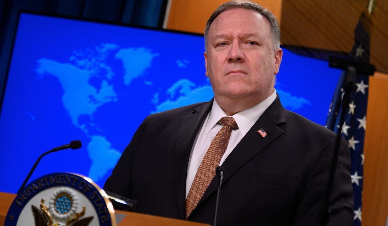 US Secretary of State Mike Pompeo has blamed China for the coronavirus pandemic. Photo: AFP