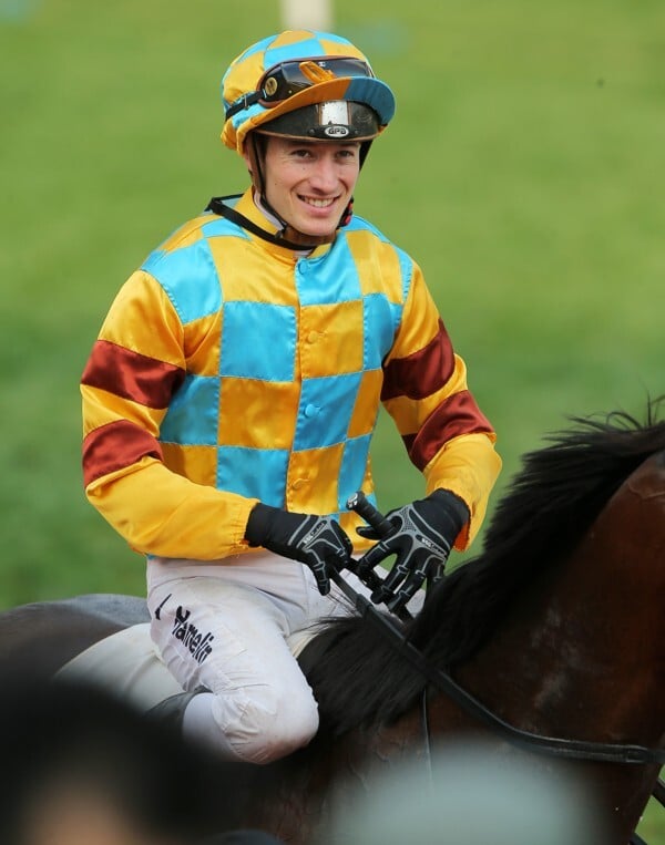 Antoine Hamelin celebrates another winner.