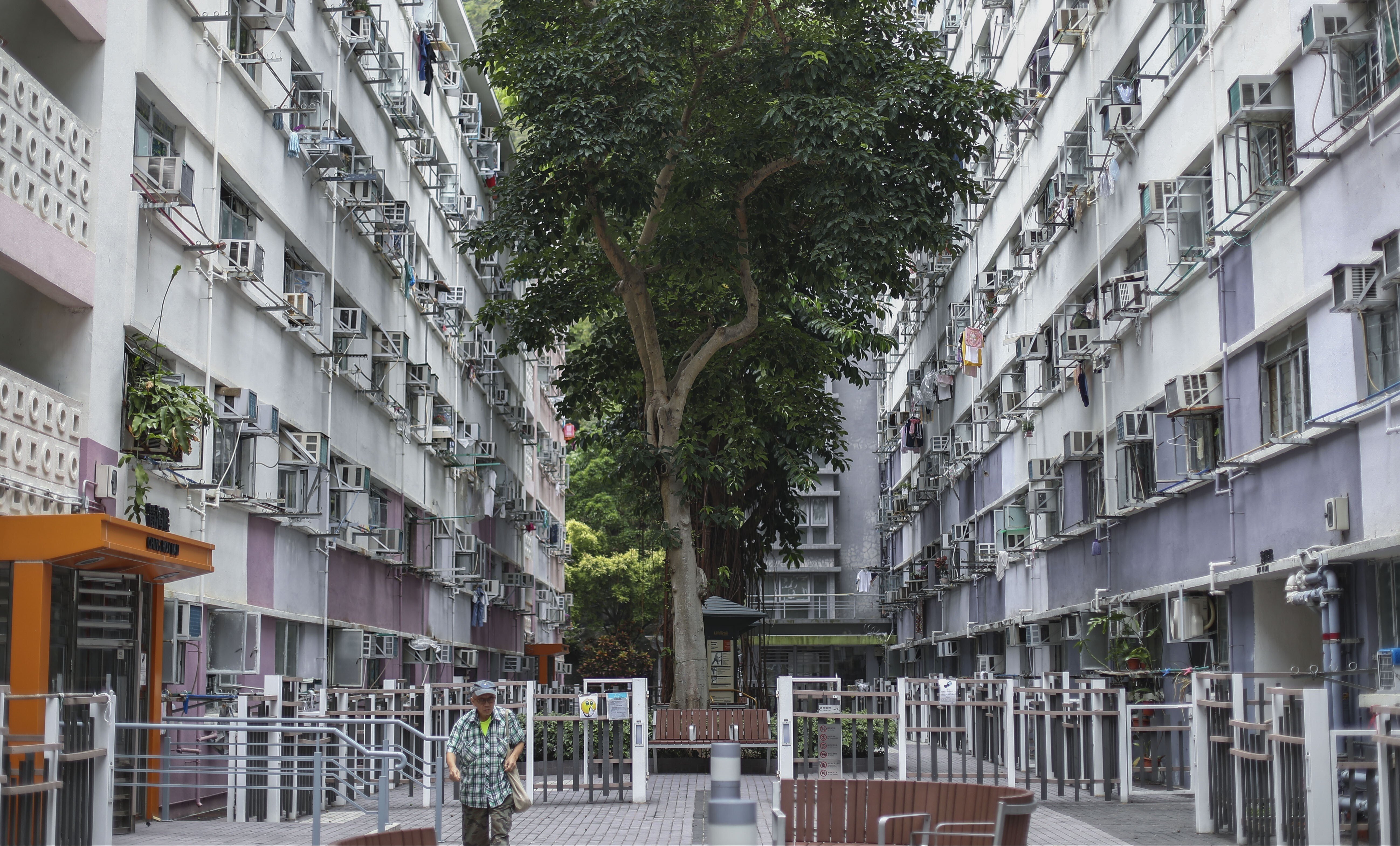 Yue Kwong Chuen in Aberdeen, one of the oldest public housing estates in the city, is about to be redeveloped. Photo: Nora Tam
