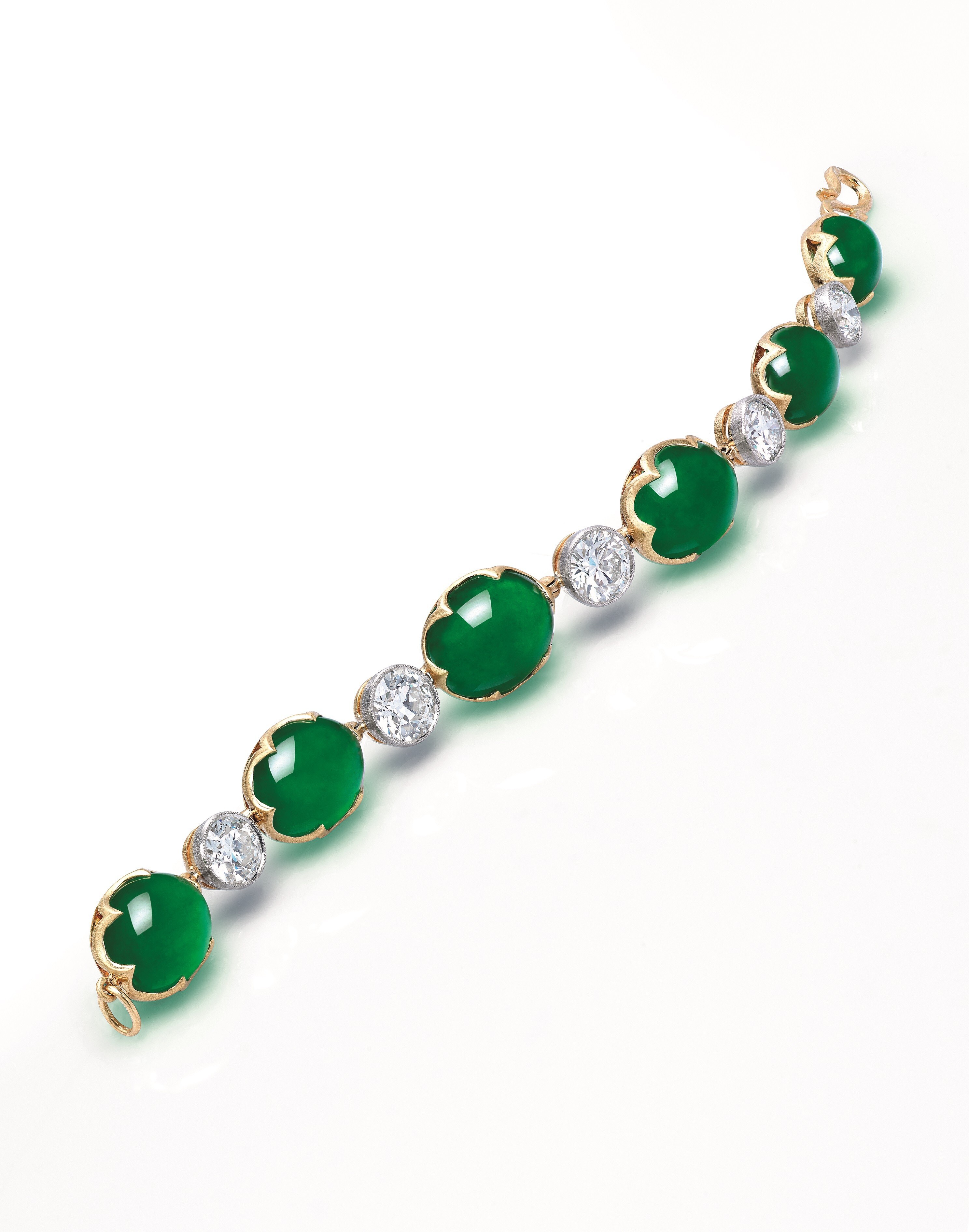 Record-breaking jadeite bracelet sold by Christie’s – a most sought after gemstone by Asian collectors. Photo: Christie’s