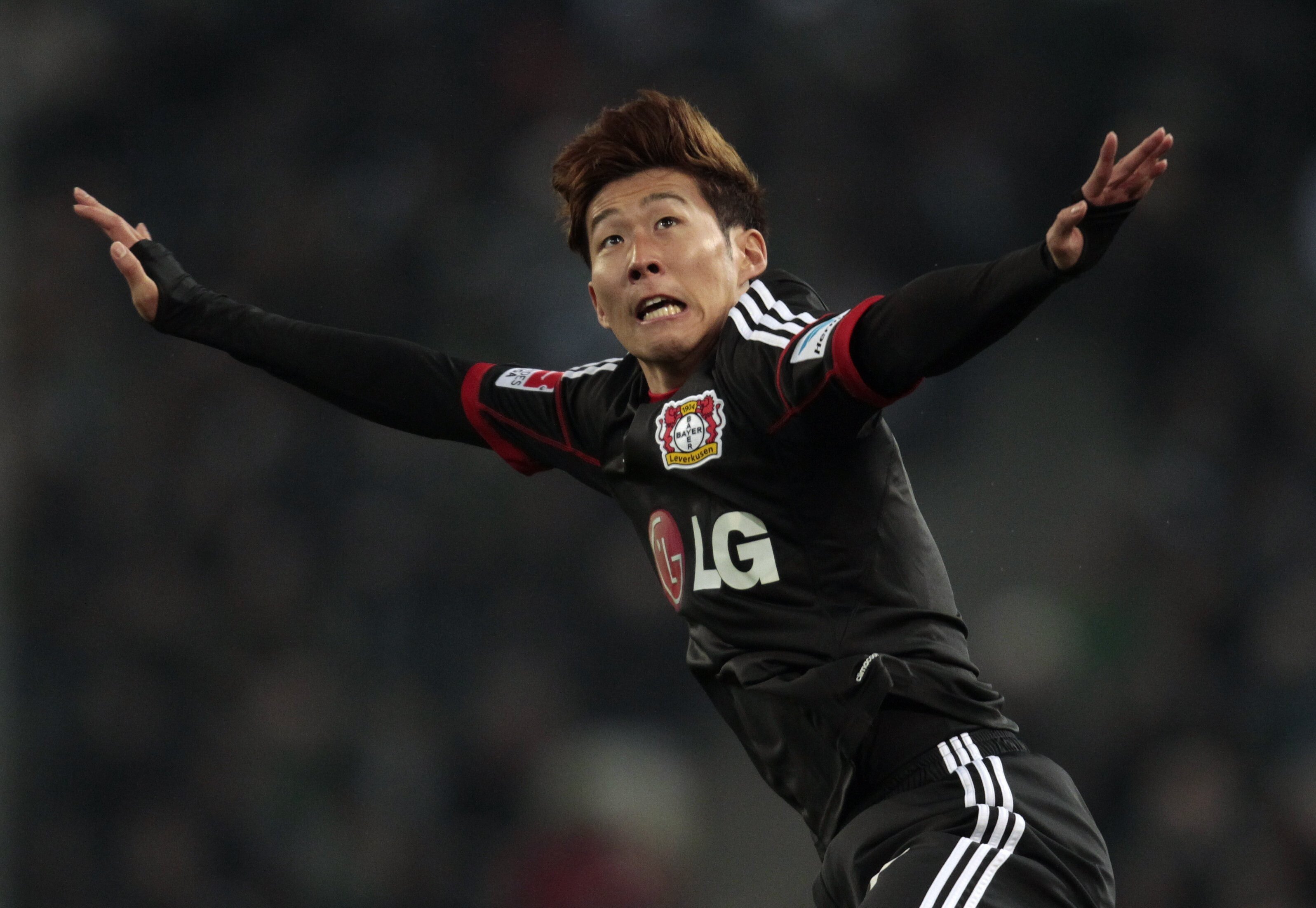 South Korea’s Son Heung-min in action for Bayer Leverkusen in the Bundesliga in 2014. Photo: Reuters