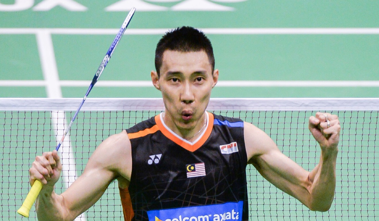 Lee Chong Wei was one of the world’s best badminton players before his retirement in 2019. Here he celebrates after winning the 2017 Hong Kong Open at the Coliseum in Hung Hom. Photo: AFP