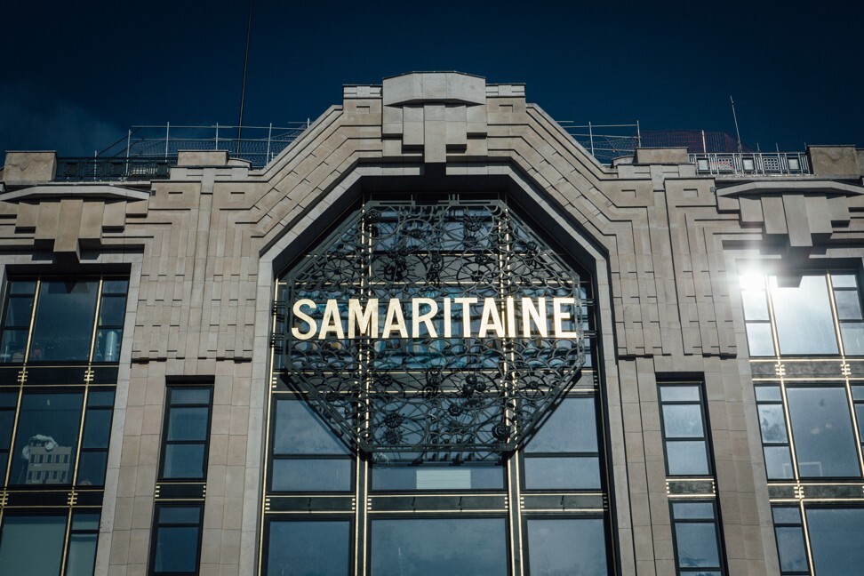 The exterior of the Samaritaine luxury department store. Construction has resumed on the US$1 billion project. Photo: Bloomberg