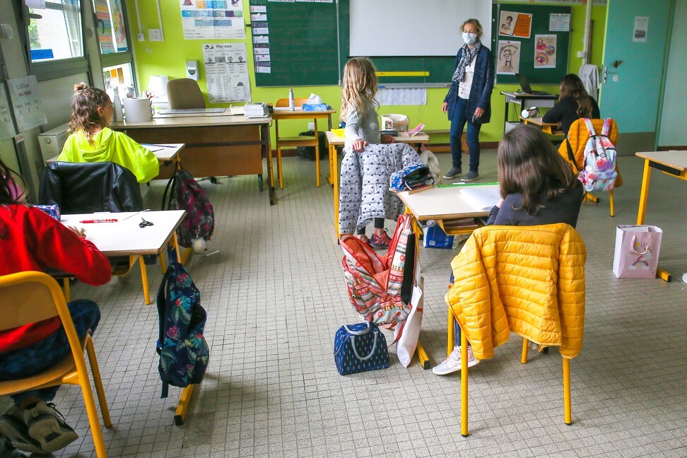 Some classes for students have resumed in France. Photo: AFP