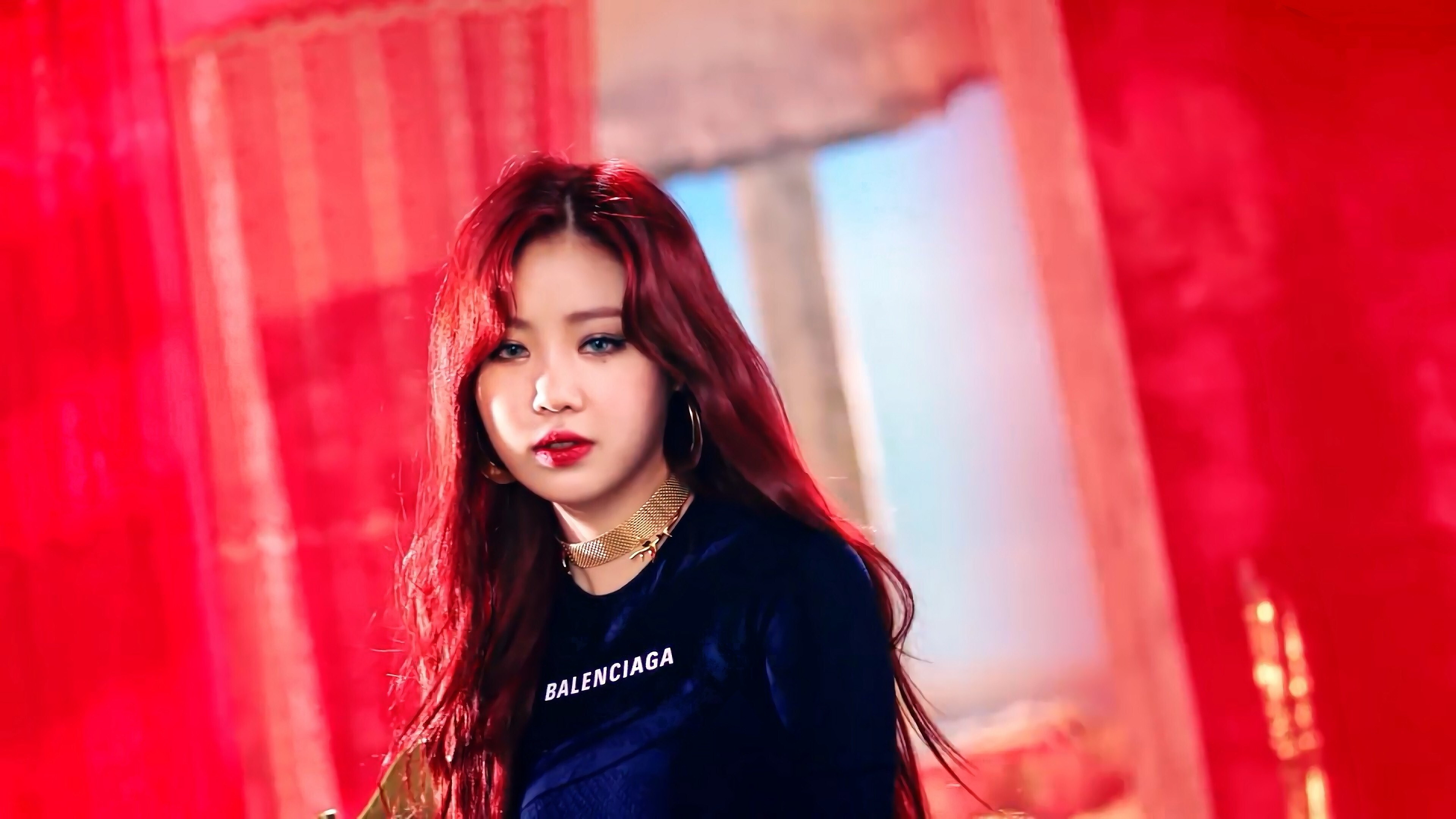 Soojin from (G) I-dle.