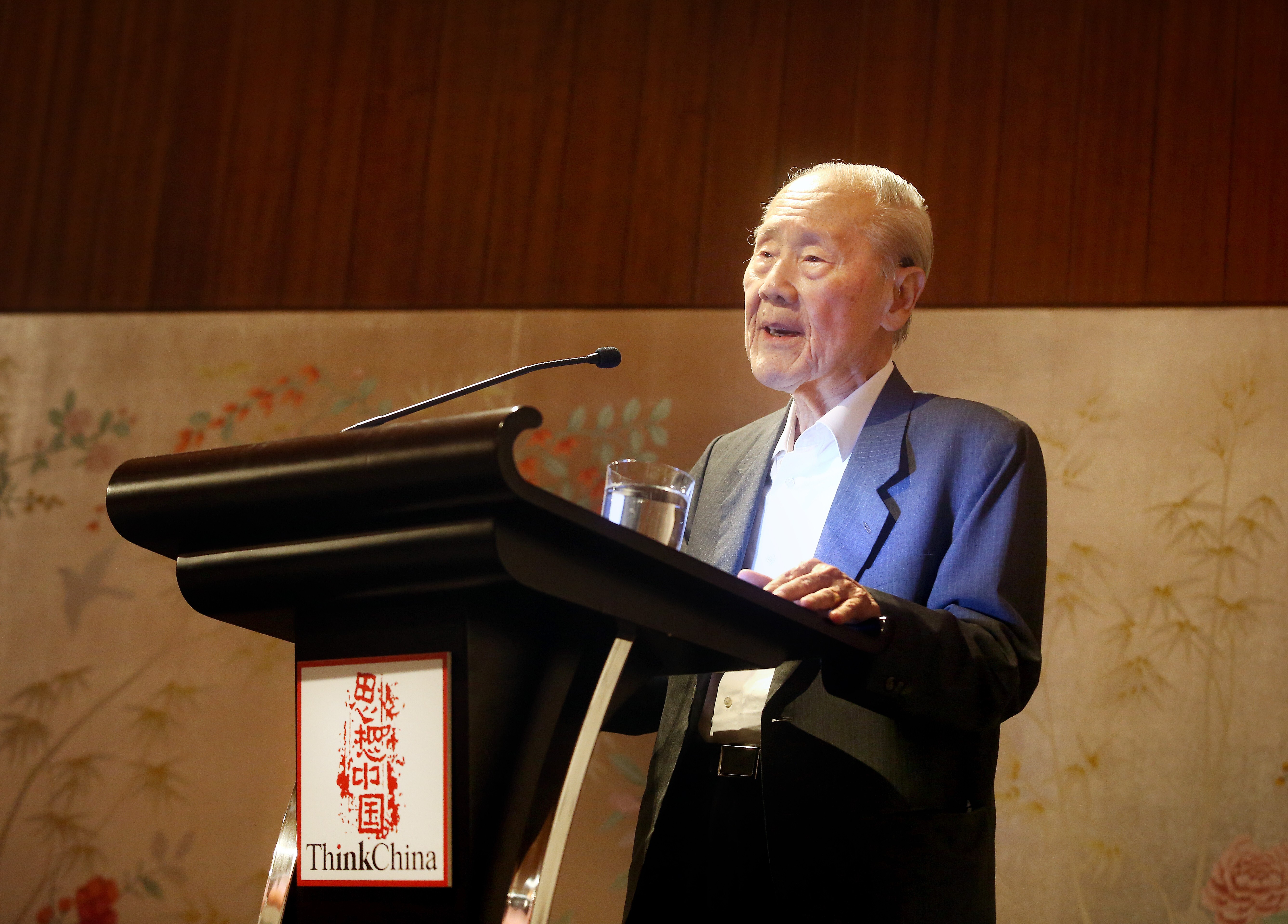 Sinologist and historian Wang Gungwu, pictured during the launch of ThinkChina. Photo: Handout