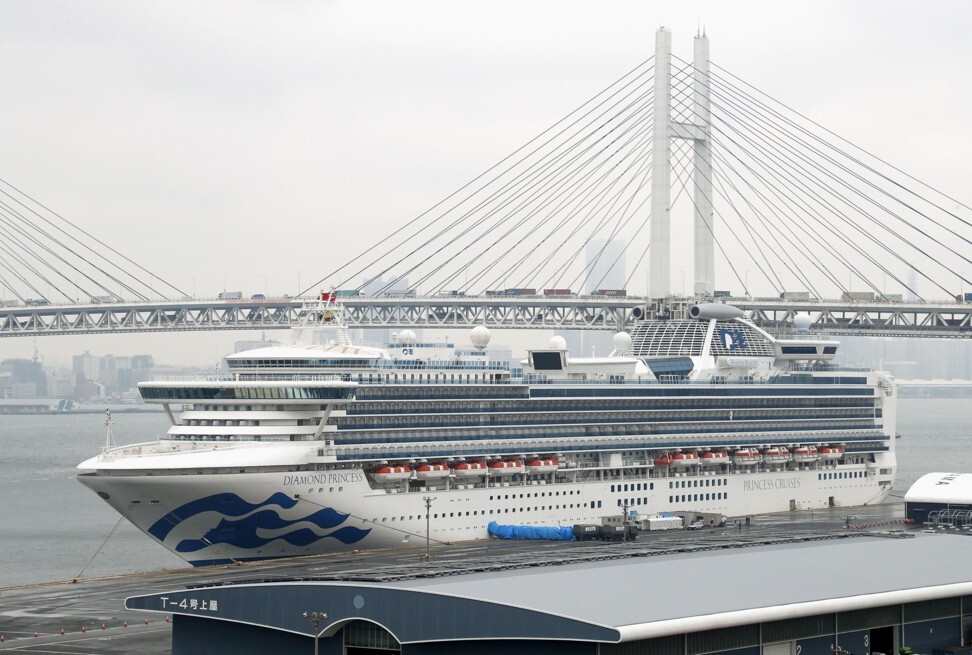 On a cruise ship like the Diamond Princess, there is no escaping your fellow travellers. Photo: Kyodo