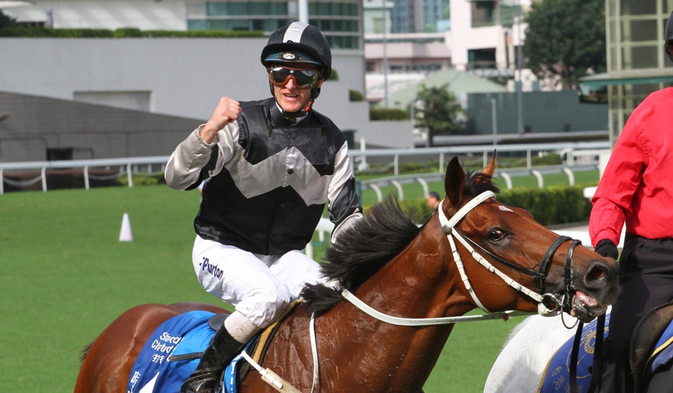 Zac Purton after winning the Champions & Chater Cup last season.