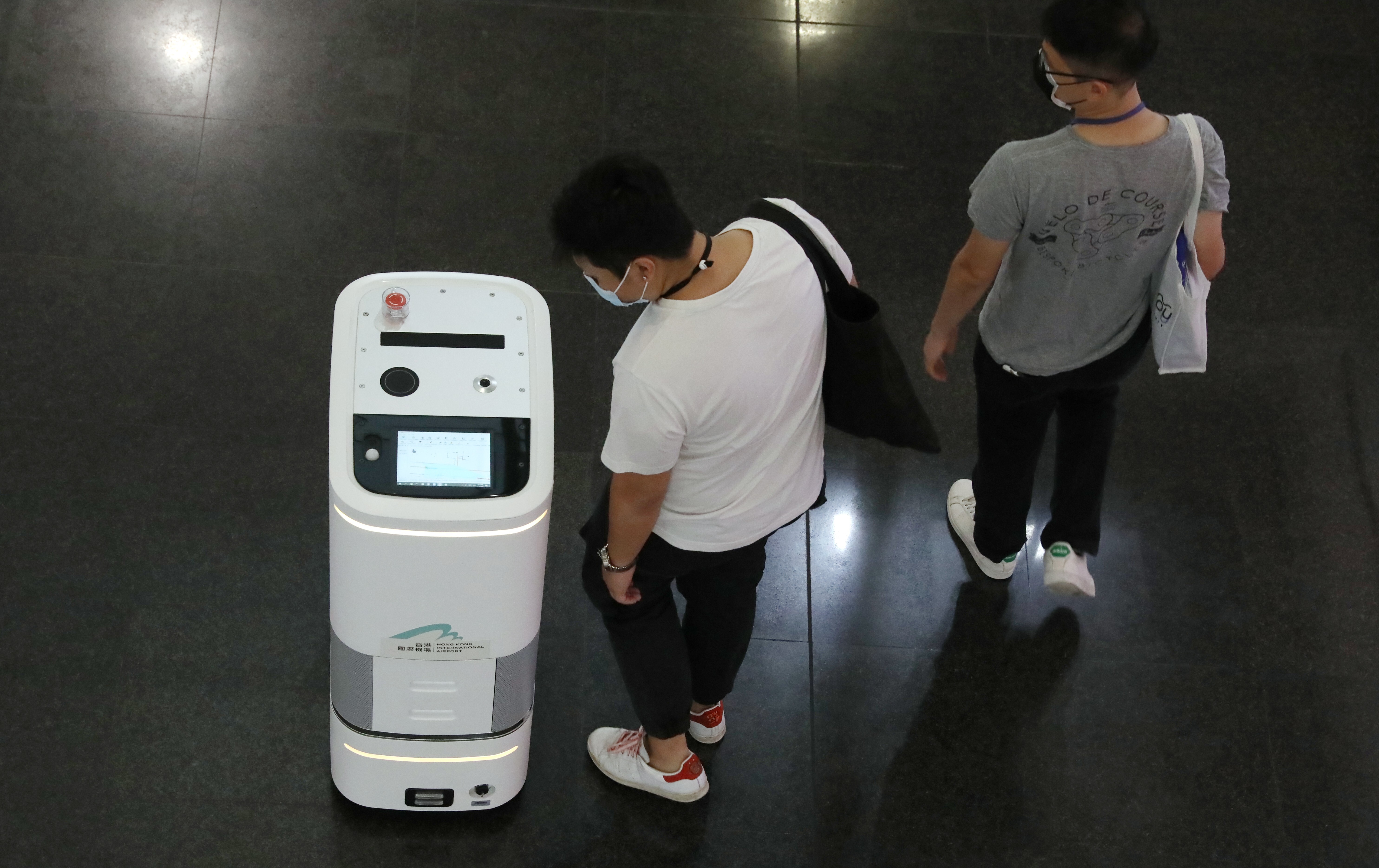 Property companies are turning to technology such as robots to disinfect buildings to create a safe environment for people amid the coronavirus pandemic. Photo: K.Y. Cheng